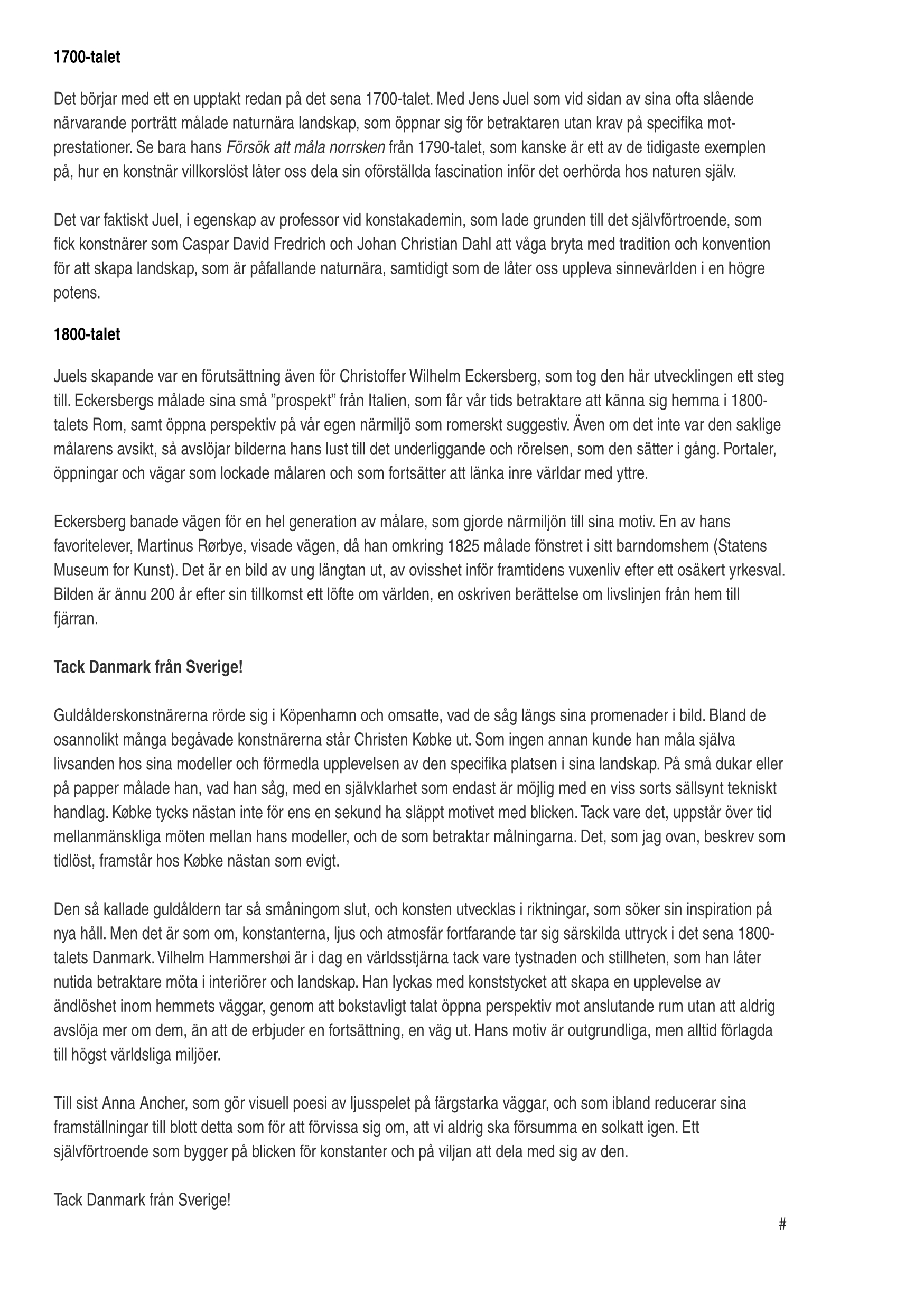 Carl-Johan Olsson: Kronik om Guldalderen