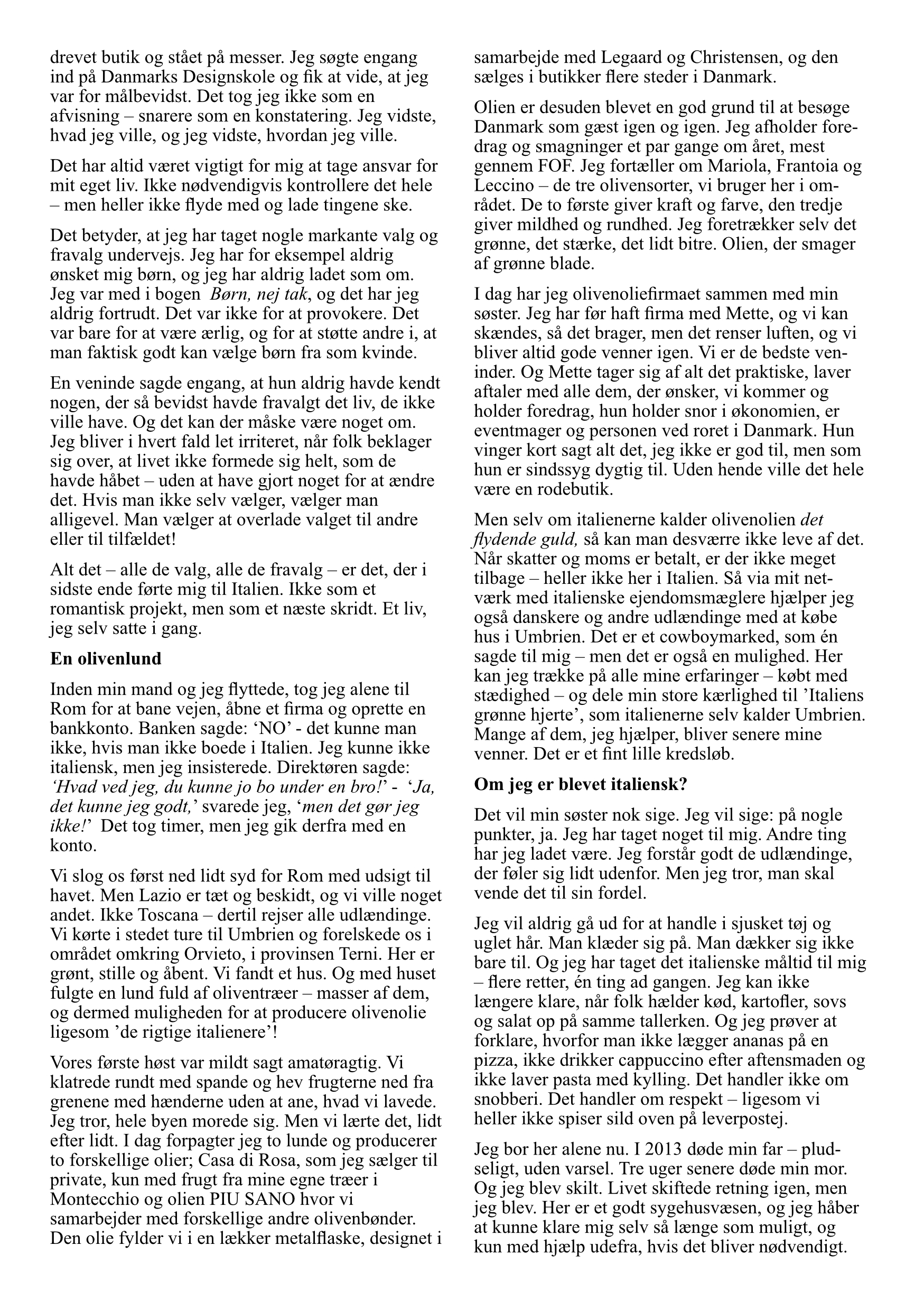 Ellen Lundqvist: Olivenolie - det flydende guld